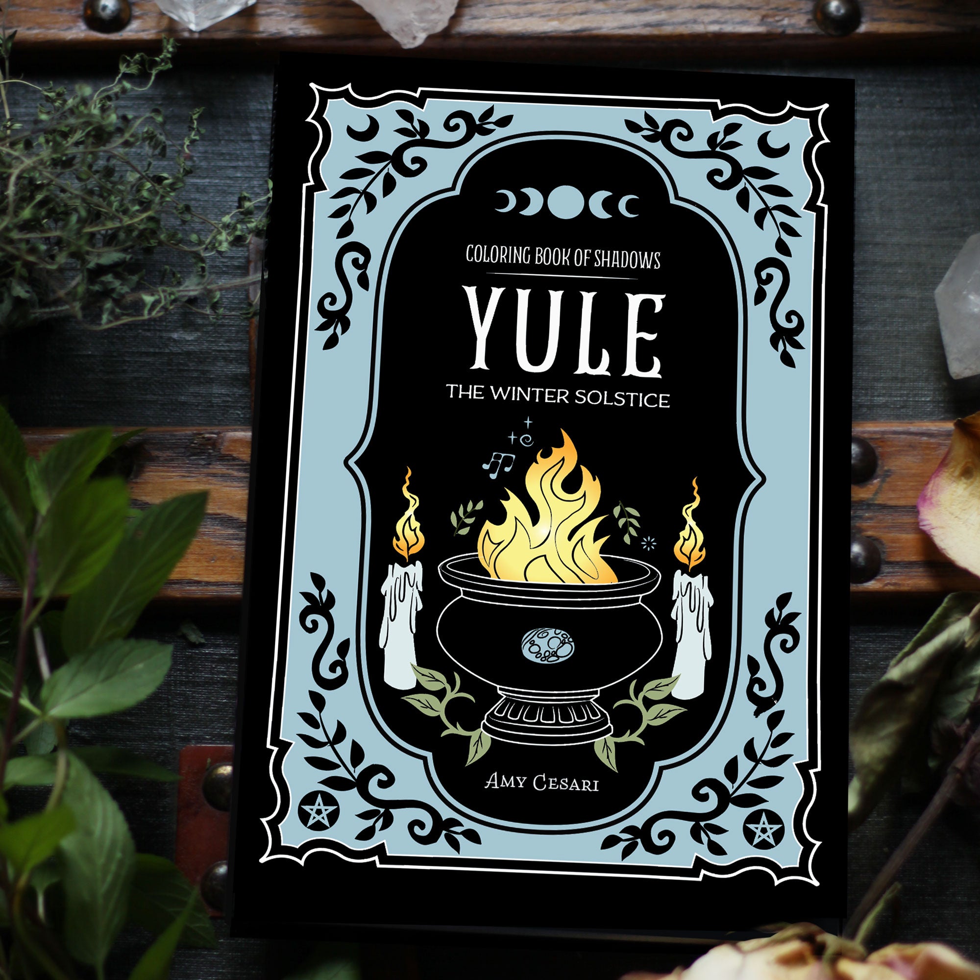 Coloring Book of Shadows: Yule the Winter Solstice