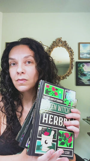 Coloring Book of Shadows: Green Witch's Herbal