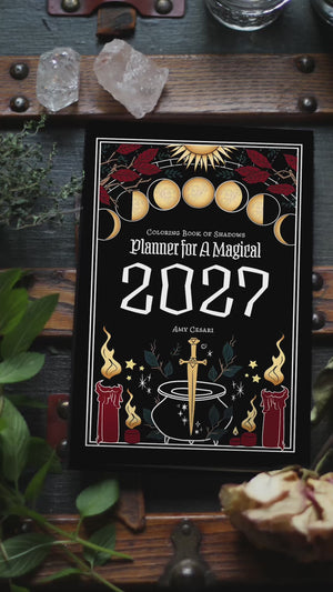 Coloring Book of Shadows: Planner for a Magical 2027