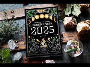 Coloring Book of Shadows: Planner for a Magical 2025 (+ Bonus Fortune Teller PDF!)