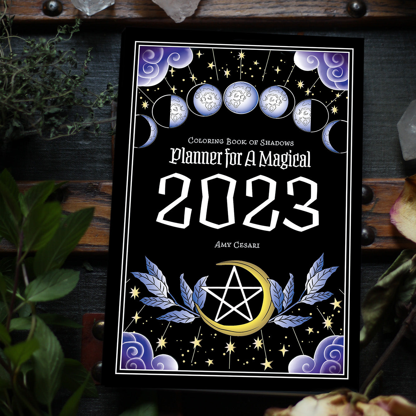 Coloring Book of Shadows: Planner for a Magical 2024